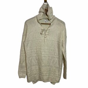 Sonoma Women’s Hoodie Cross Tie Sweater size M